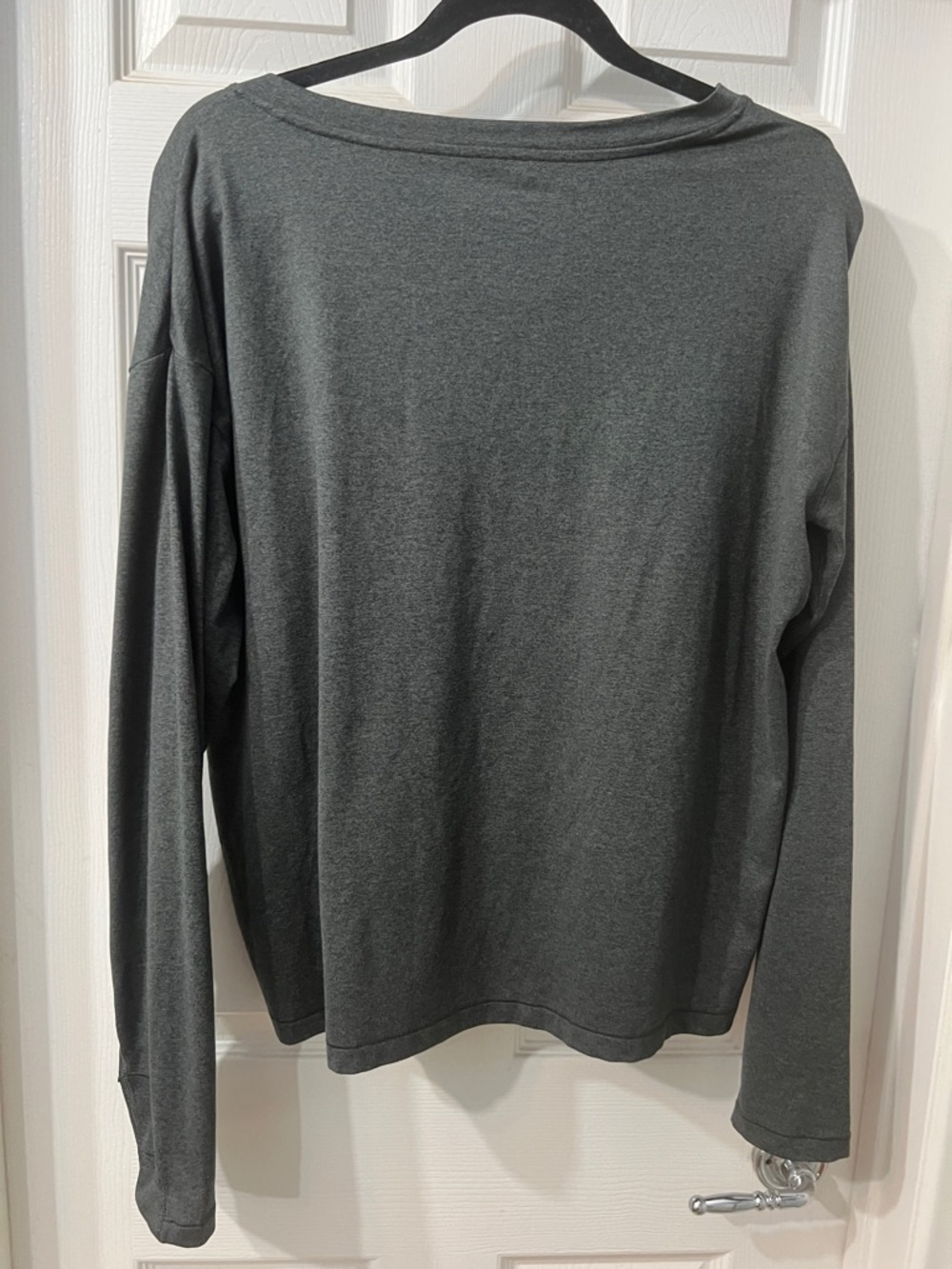 Athleta Uptempo Top in Black Heather Size Large - Picture 4 of 4